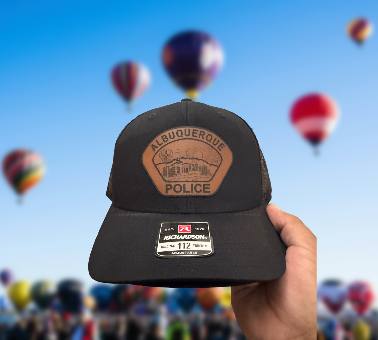 Albuquerque Police Department Leather Patch Hat (Richardson 112)