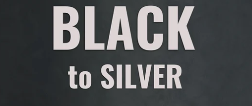 Black Silver Leatherette